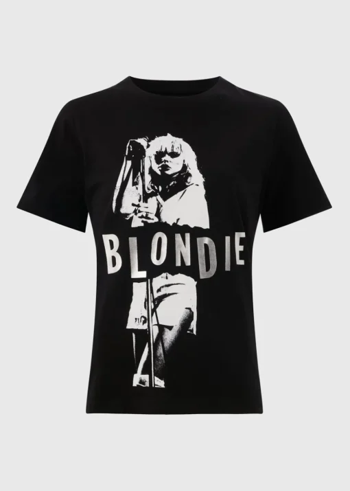 Black Blondie Monochrome Graphic T-Shirt