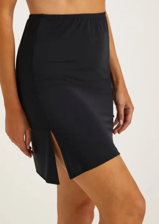 Black Half Slip