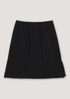 Black Half Slip