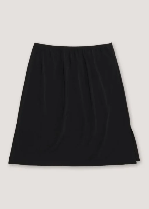 Black Half Slip