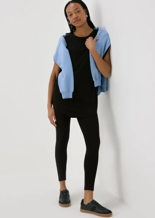 Black Longline T-Shirt