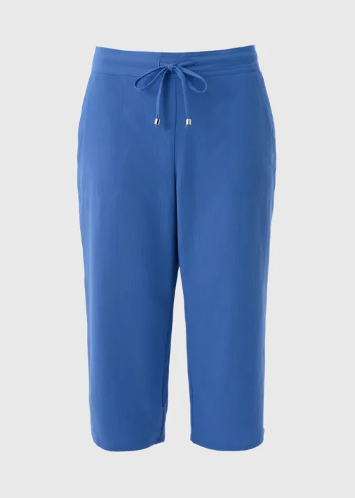 Blue Cropped Trousers