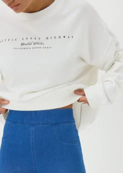 Blue Denim Rosie Cropped Jeggings