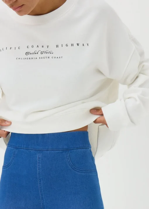 Blue Denim Rosie Cropped Jeggings