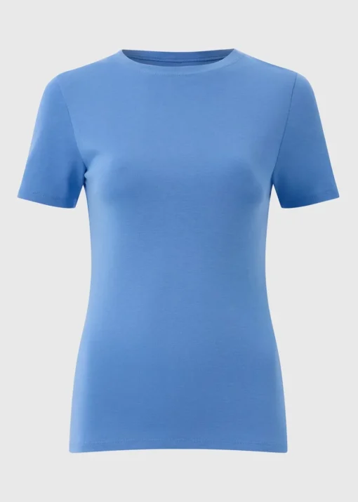 Blue Fitted T-Shirt