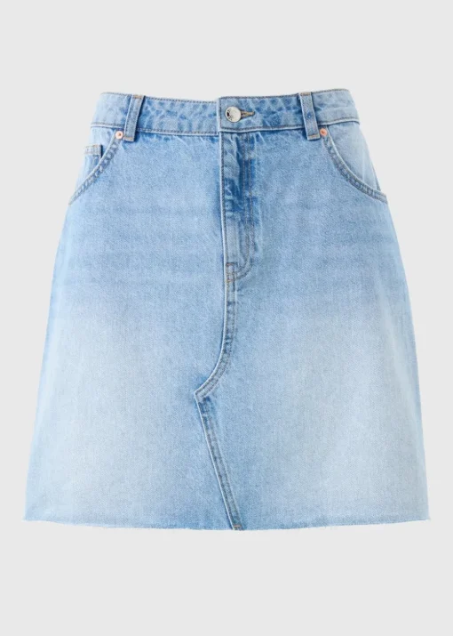 Blue Lightwash Mini Skirt