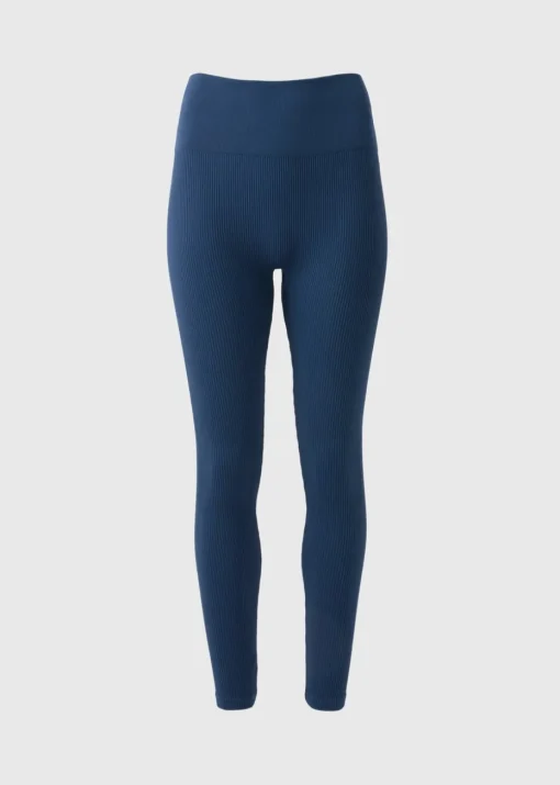 Blue Seamless Leggings