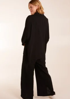 Blue Vanilla Black Shirt & Trousers Set