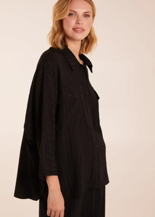 Blue Vanilla Black Shirt & Trousers Set