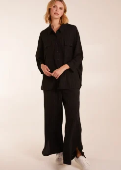 Blue Vanilla Black Shirt & Trousers Set