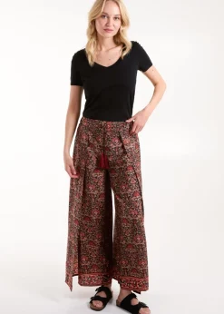 Blue Vanilla Red Wrap Trousers