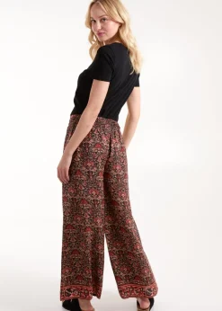 Blue Vanilla Red Wrap Trousers