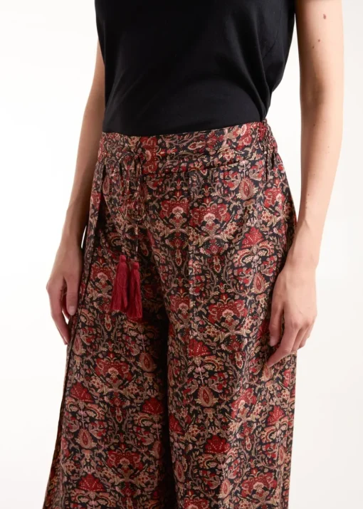 Blue Vanilla Red Wrap Trousers