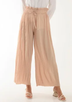 Blue Vanilla Stone Pleated Trousers
