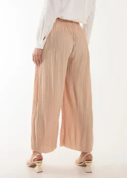 Blue Vanilla Stone Pleated Trousers
