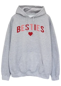 Brands In Grey Besties Heather Hoodie