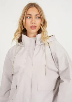 Brave Soul Stone Short Coated Jacket