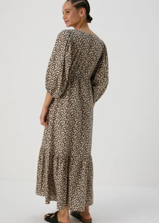 Brown Animal Print Dress
