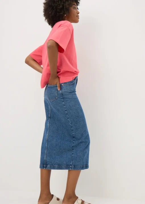 Coral Boxy Short Sleeve T-Shirt