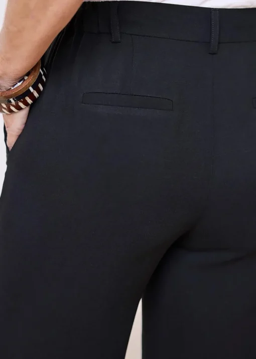 Cotton Traders Black Crop Trousers