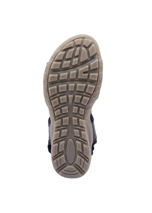 Cotton Traders Dark Blue Leather Adjustable Sandals