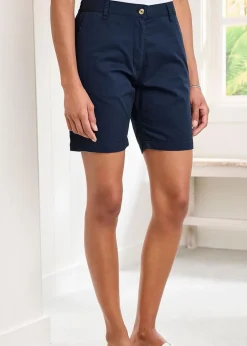 Cotton Traders Dark Blue Everday Shorts