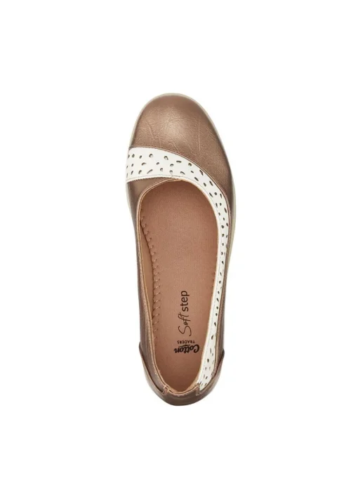 Cotton Traders Gunmetal Soft Step Slip On Shoes
