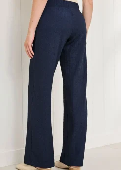 Cotton Traders Midnight Textured Jersey Trousers