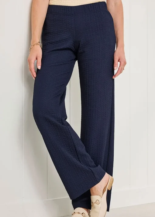 Cotton Traders Midnight Textured Jersey Trousers