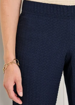 Cotton Traders Midnight Textured Jersey Trousers