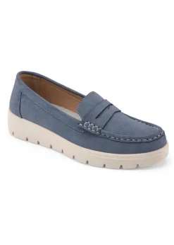 Cotton Traders Pale Blue Loafer