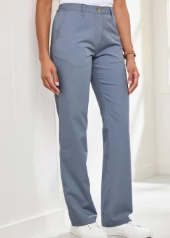 Cotton Traders Pale Blue Everyday Straight Leg Trousers