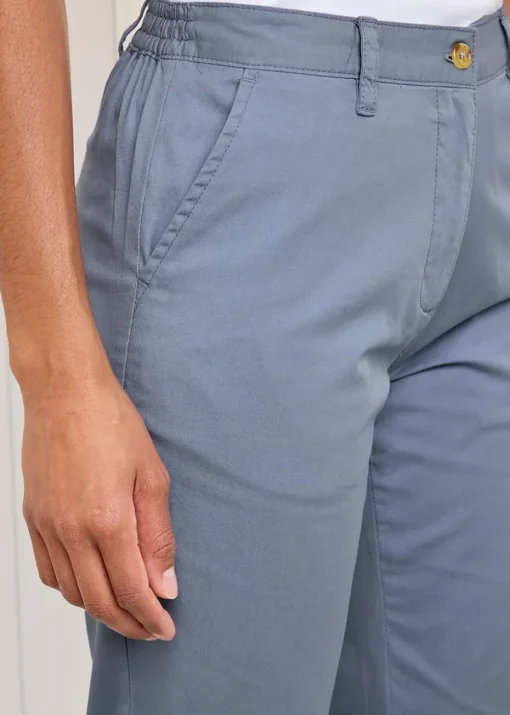 Cotton Traders Pale Blue Everyday Straight Leg Trousers