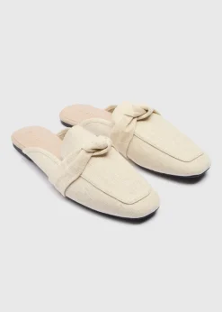Cream Mule Loafer