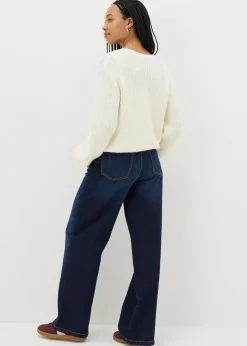 Dark Wash Wide Leg Jeans
