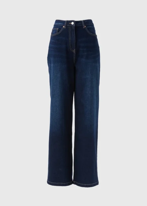 Dark Wash Wide Leg Jeans