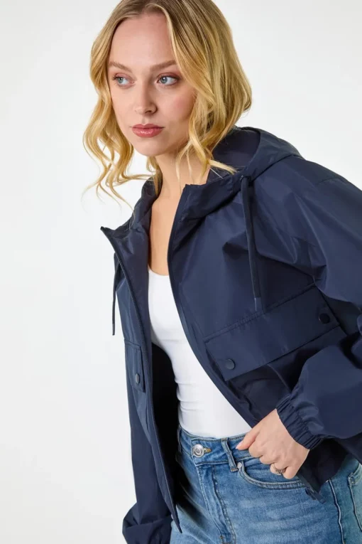 Dusk Navy Dusk Hooded Raincoat