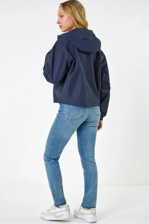 Dusk Navy Dusk Hooded Raincoat