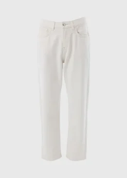 Ecru Mom Jeans