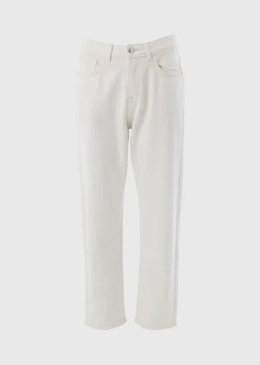 Ecru Mom Jeans