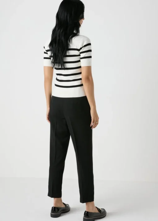 Et Vous black Regular Length Tapered Trousers