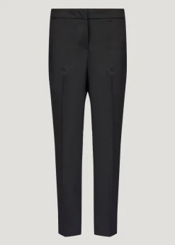 Et Vous Black Straight Fit Trousers (Long Length)