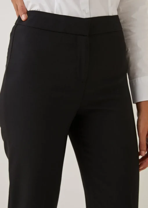 Et Vous Black Straight Fit Trousers (Long Length)