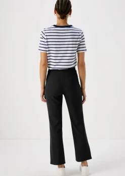 Et Vous Navy Rib Trousers