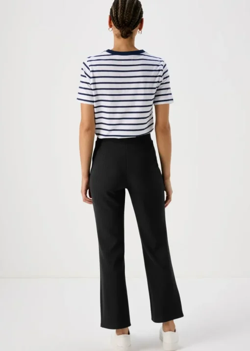 Et Vous Navy Rib Trousers