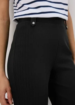 Et Vous Navy Rib Trousers