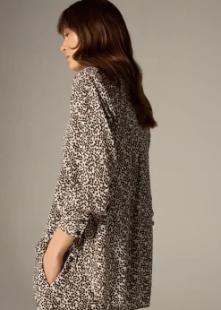 Et Vous Stone Animal Spot Co Ord Shirt