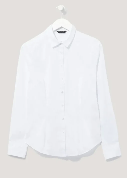 Et Vous White Essential Blouse
