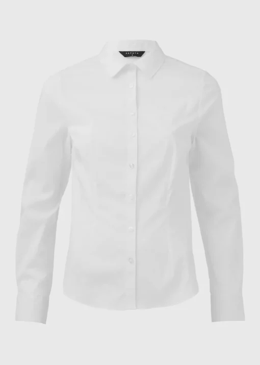 Et Vous White Essential Blouse