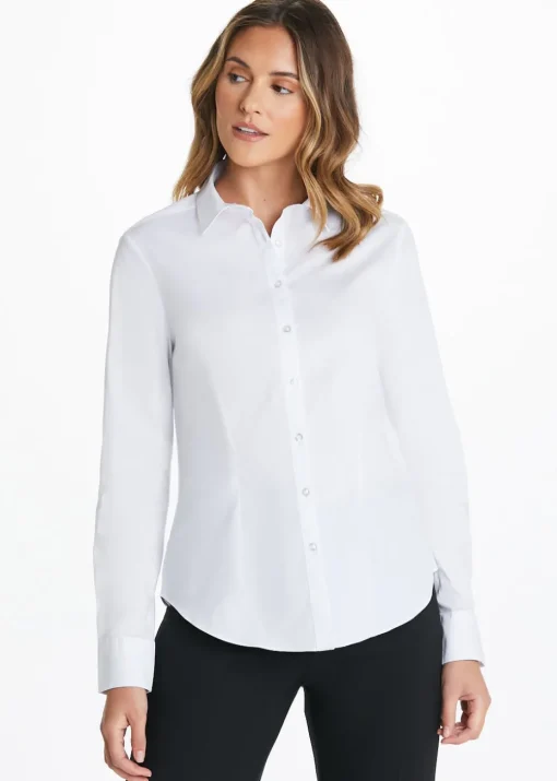 Et Vous White Essential Blouse